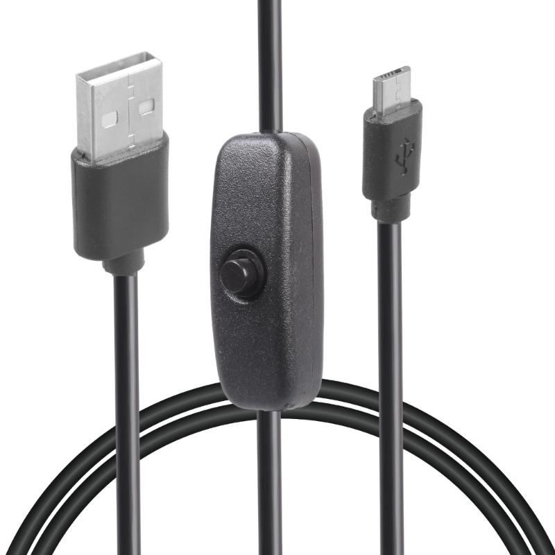 USB To Tiny USB Charging Cable Featuring On Off Switches 30cm/100cm for Convenient Power Control of Electronic Devices
