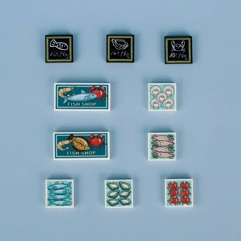 

Конструктор Принтованные Кирпичики Морепродукты Овощи Мороженое Экспресс-посылка Компьютерный Контроллер Рождественские Хэллоуин Подарки MOC