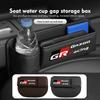 For Multifunction Car Seat Gap Storage Box Organizer Pocket Cup Holder Interior Accessories Crown Yaris Corolla Prius