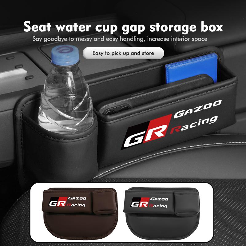 For Toyota Multifunction Car Seat Gap Storage Box Organizer Pocket Cup Holder Interior Accessories Crown Yaris Corolla Prius