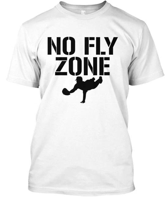 No Fly Zone Tee T-shirt Made in the USA Size S to 5XL S