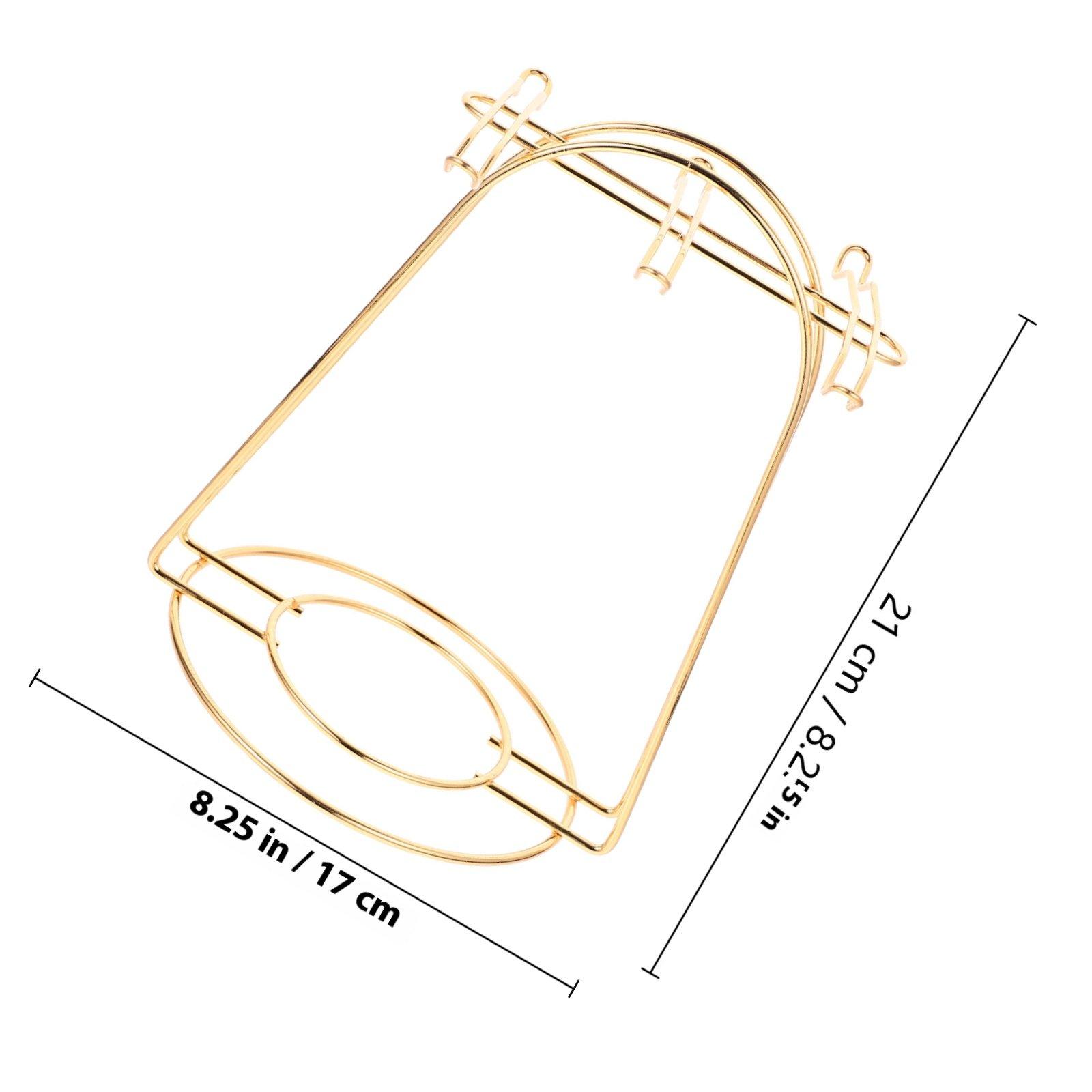 

Household Mug and Saucer Rack Iron Cup Stand Draining Holder Kitchen Accessory Practical Organizer Mug and Saucer Rack