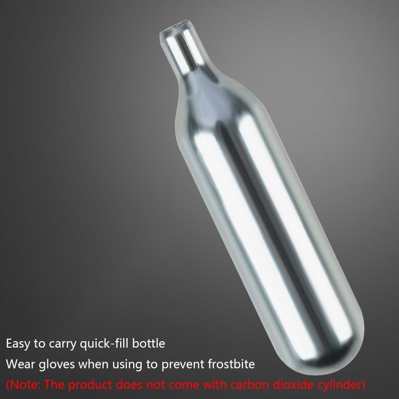 Aluminum CO2 Pump Tire Tube Mini BMX Bicycles Pump CO2 Cartridges Bicycles Schrader Presta Adapter Bike Pump Inflator