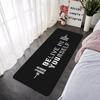 Floor Mat GYM Exercise Time Non-slip Foot Rug for Entryway Hallway Carpet Kitchen Water Adsorbed Rugs Bedside Mats Home Decor
