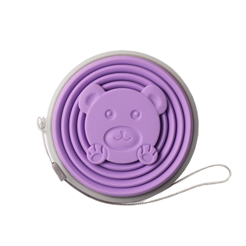 Portable Outdoor Travel Collapsible Silicone Cup Candy Colors