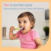 Luvlap Fun Club Baby Silicone Spoon Set Bpa Free 2 Pcs Green And Yellow 23.4 Cm Infant Weaning Toddler Feeding Spoons