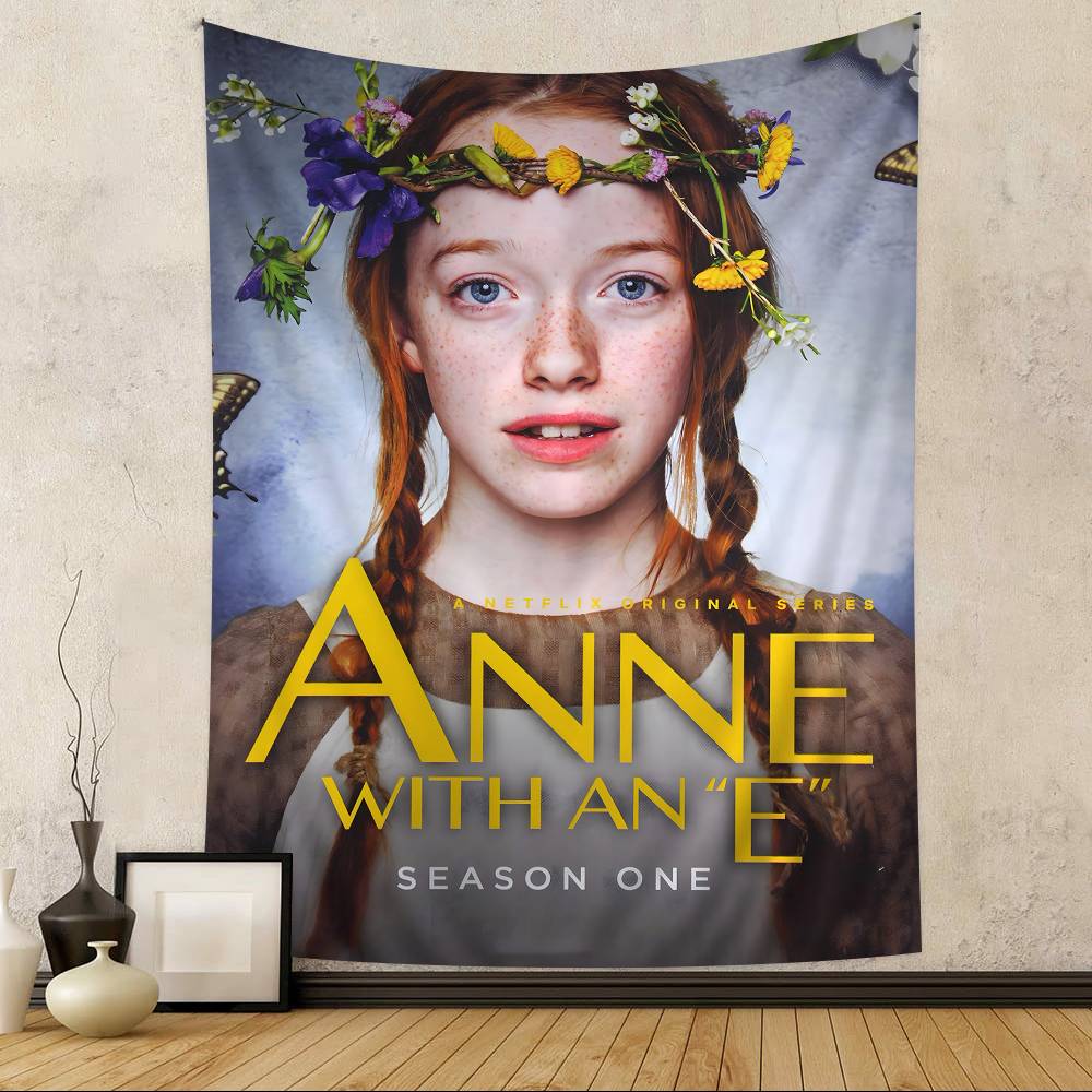 Anne With An E Anime Tapestry Art Printing Japanese Wall Tapestry Anime Wall Hanging Home Decor