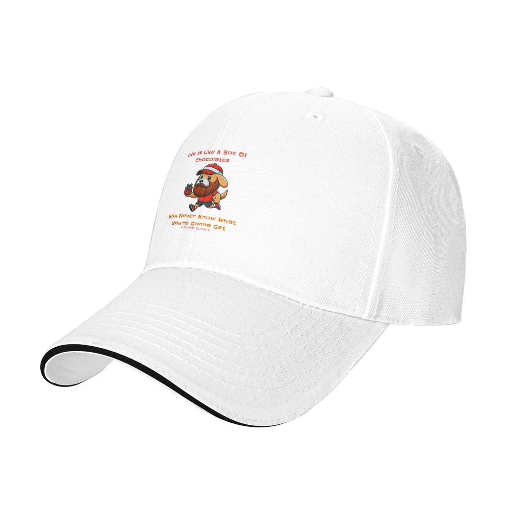 Fashion ForestGump Dog Curved Brim Baseball Cap Commuting Versatile Luxury Hat