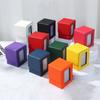 PU Window Collection Box Moisture-proof Magnetic Closure Card Deck Box with Lid Stain-resistant Trading Card Storage Box