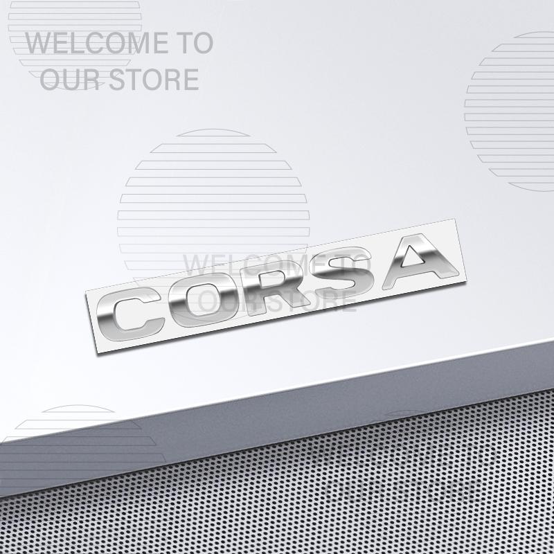 Décoration de Voiture Métal Pour Corsa Opel OPC Zafira Mokka Insignia Calibra Emblème Lettre Autocollant 3D Accessoires Autocollants de Coffre Arrière
