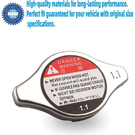 Radiator Cap Replace 19045-RAA-003, 19045-PAA-A01, Compatible with Honda, Acura - Accord, Civic, CRV, Element, Fit, Odyssey, Pilot, Ridgeline, S2000,