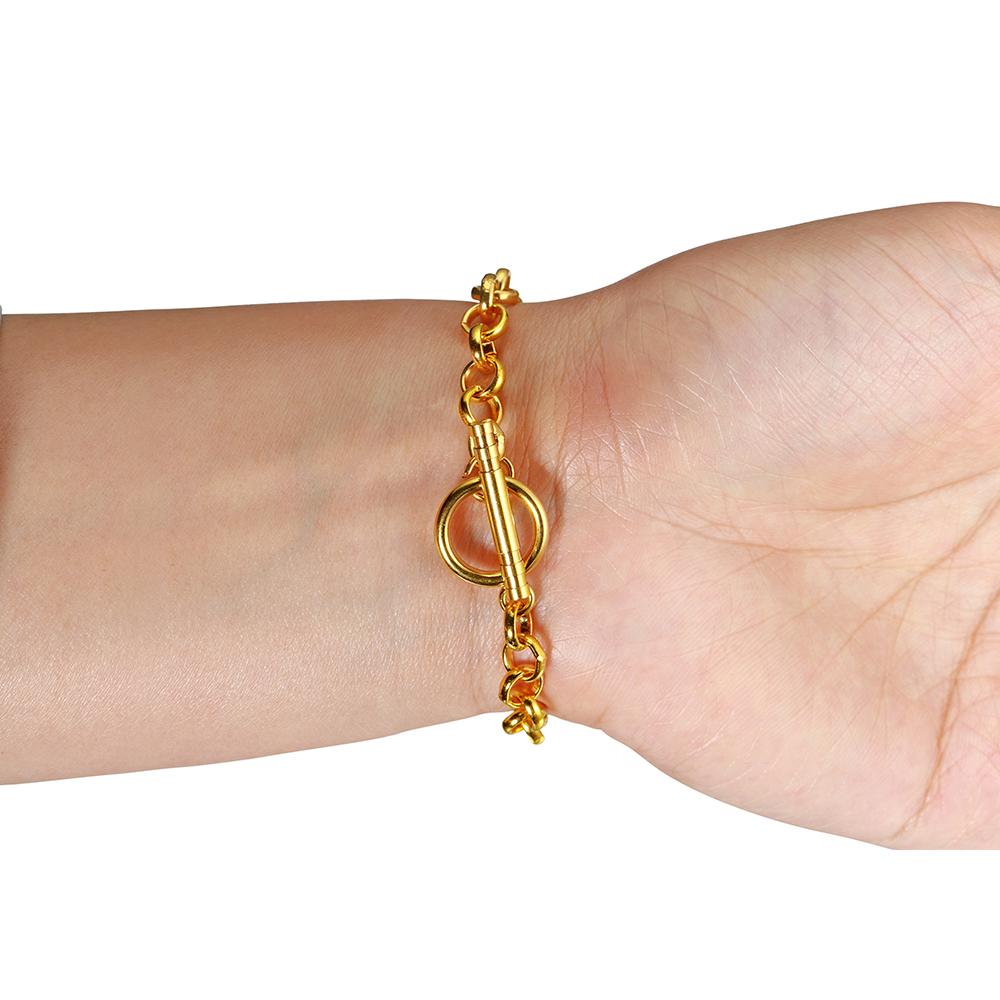 Wholesale No Fade 4sets Stainless Steel Curved OT Clasp Connector Toggle Clasp for Jewelry Making Necklace Bracelet Accessories