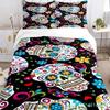 Skull Art HD Print Comfortable Duvet Quilt Cover Pillowcase Bedding Set Children Bedroom Decoration Home Textile