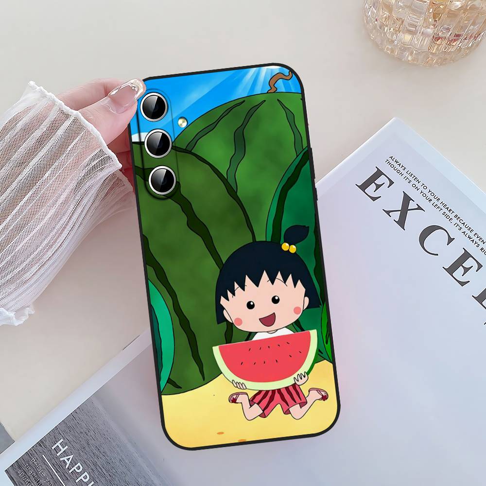 Chibi Maruko Chan Phone Case For Samsung Galaxy S21 S22 S23 S24ULTRA S25ULTRA FE Ultra Plus5G A52S S26 Soft Cover