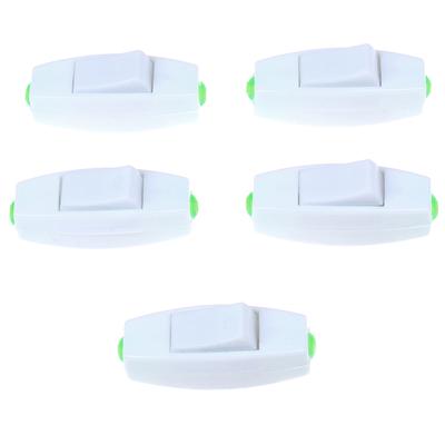5Pcs Rocker Switch Ac 110V 220V 6A On/Off Table Lamp Switch
