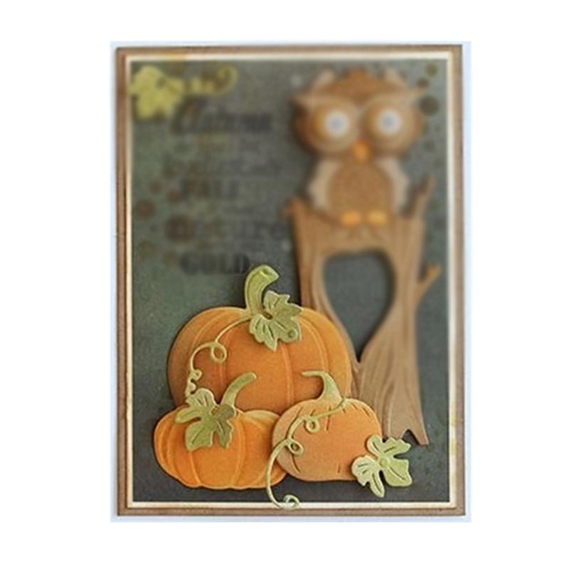 Hollow-out Pumpkins Die Cuts Embossing Cutting Dies Templates for Kid Card Making DIY Scrapbooking Album Party Favors