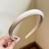 Women Headband Candy Color Sponge Filling Elastic Fit Hair Hoop Daily Commuting School Hair Accessory