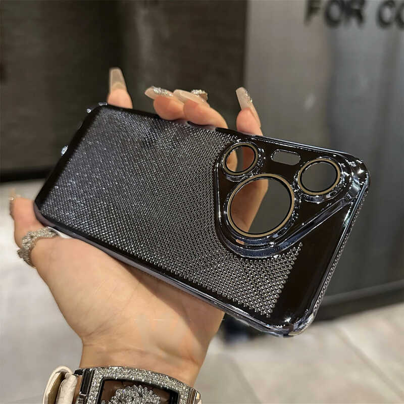 

Suitable for Electroplating Honeycomb Mesh Huawei Pura70 Mobile Phone Case P60pro Ultra-thin P50 Heat Dissipation P40 with Lens Film Huawei P40 Pro