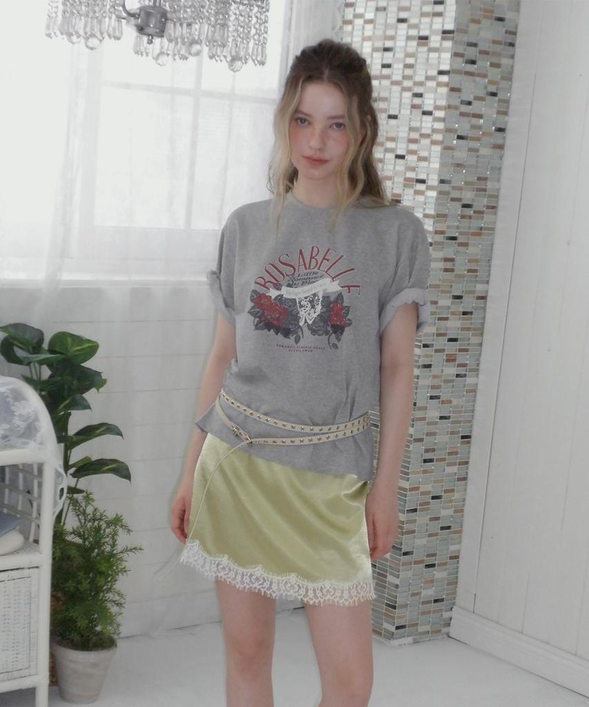 Teuwi Rosabelle Printed Oversized Short Sleeve T-Shirt
