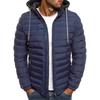 Men's Winter Zipper Warm Down Hoodie Jacket Packable Light  Coat
