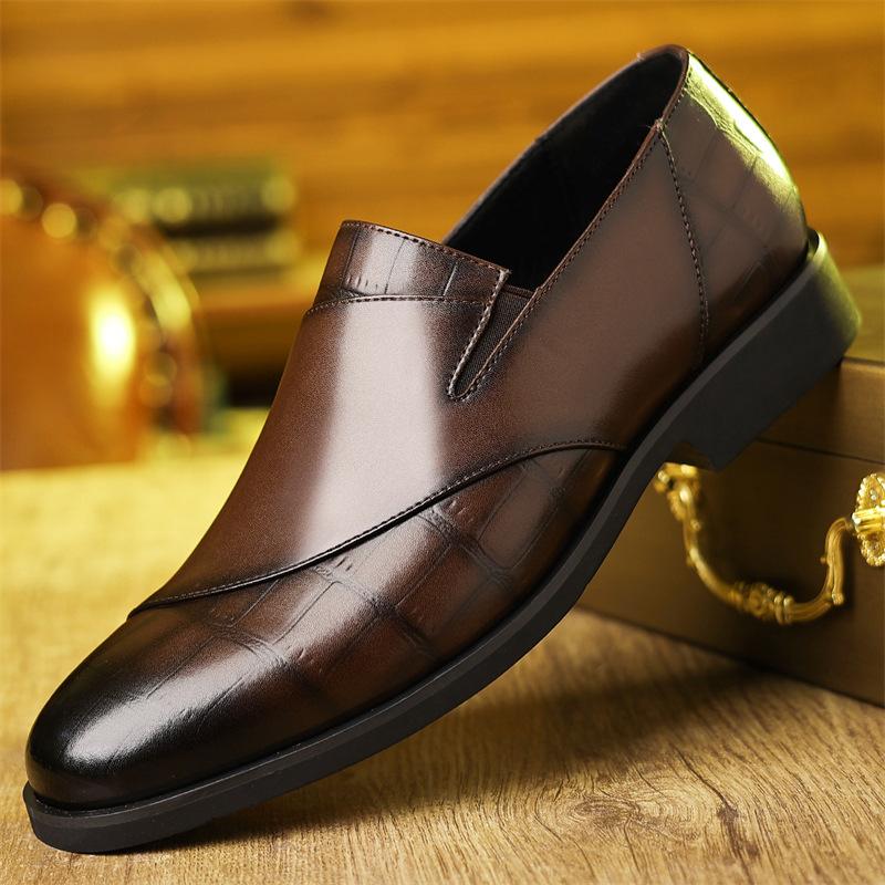 Big Size Business Casual Dress Shoes for Men Spring Autumn New Designer Shoes Male Solid Color Fashion Loafers Man