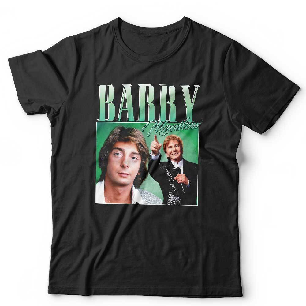 Barry Manilow Tshirt Appreciation Unisex and Kids Homage Throwback Stag Hen Do Fun