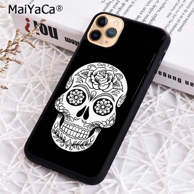 MaiYaCa Mexcian sugar skull Phone Case For iPhone 17 Air 16 16e 15 14 plus 11 12 13 pro max Shell Cover coque