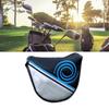 Mallet Putter Head Cover Magnetic Suction Buckle Long Semicircle Golf Accessories for Putter Type2