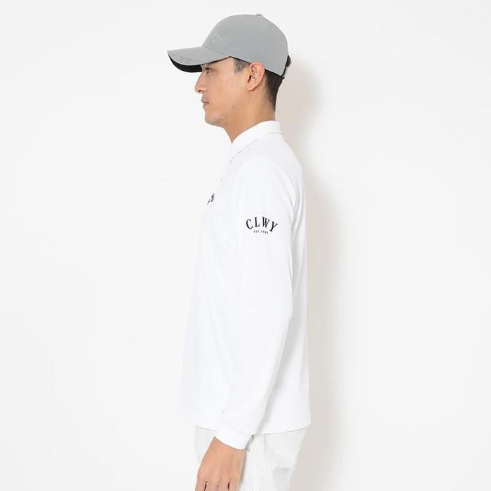 Callaway Long Sleeve Polo Shirt Cool Festa C26133100 Men's White M