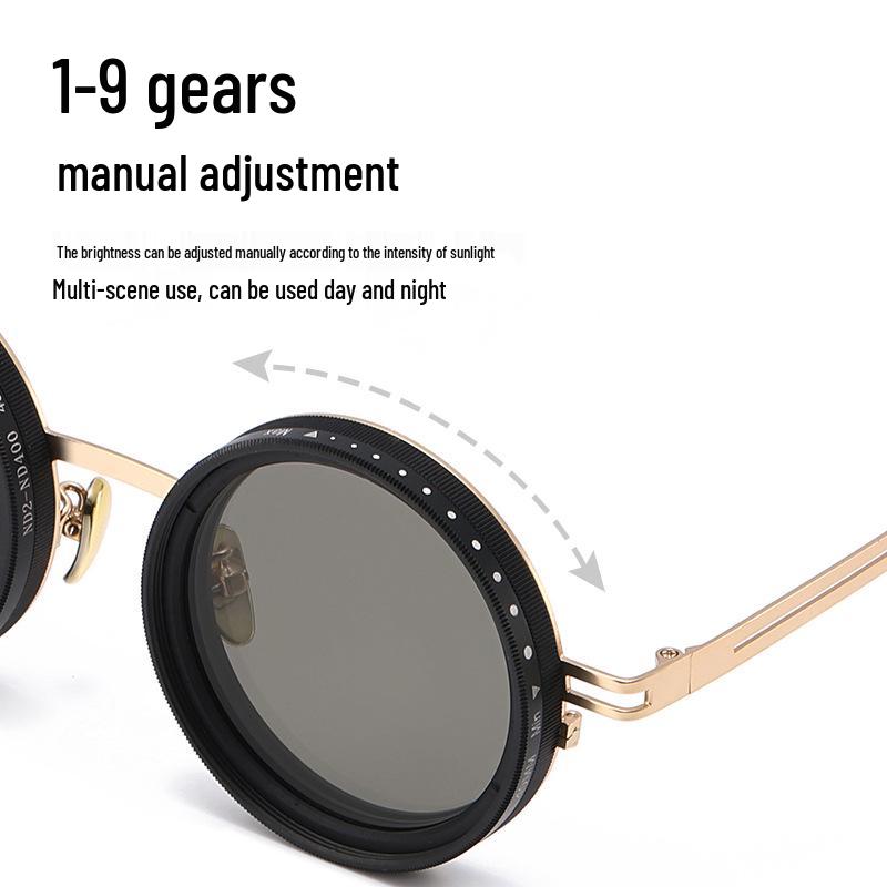ND9 Adjustable Light Reduction Polarized UV Protection Sunglasses for Fishing
