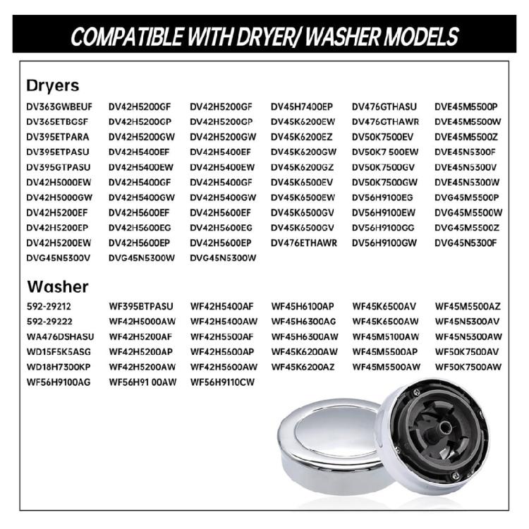 Reliable Control Knob Washer Adjustment Knob Dryer Knob for DC97-18058C Washer