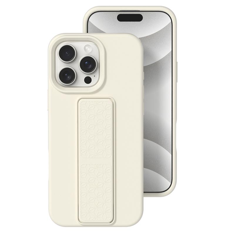 

Push-pull Stand Liquid Silicone Case For iPhone 16 15 14 13 12 11 Pro Max Plus Shockproof Matte Holder Protection Cover iPhone 16 Pro