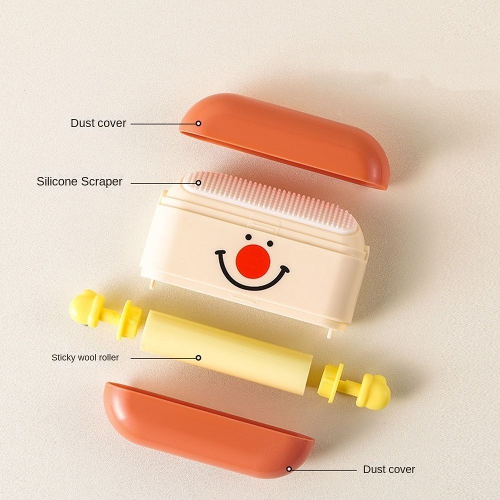 2Pcs Plastic Washable Lint Remover Mini Pet Hair Remover Dust Removal Eliminator  for Clothes