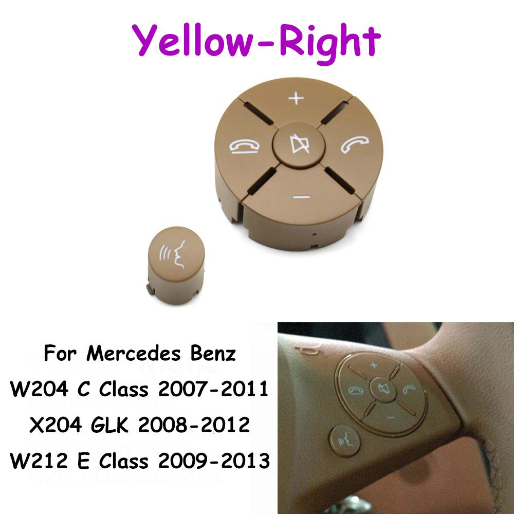 Car Multi-function Steering Wheel Switch Control Buttons For Mercedes Benz C E GLK Class W204 X204 W207 W212