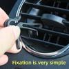 1pc Car Air Outlet Storage Bag - Leather Dashboard Organizer for Phone, Keys, Sunglasses - Keep Vent Area Tidy