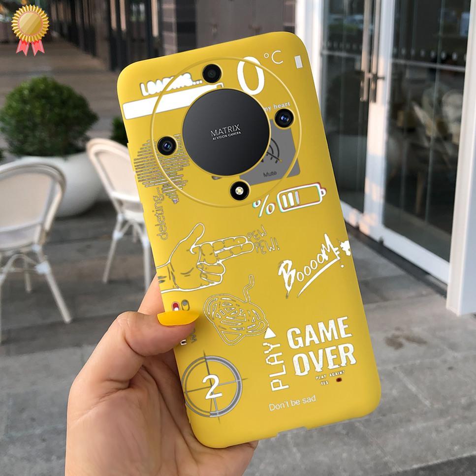 Luxury Case For Honor X9a Soft TPU Capa COOL New Cute Animal Painted Back Coque For Honor X9a X8A X7A 9XA 8XA 7XA  Bumper Bags
