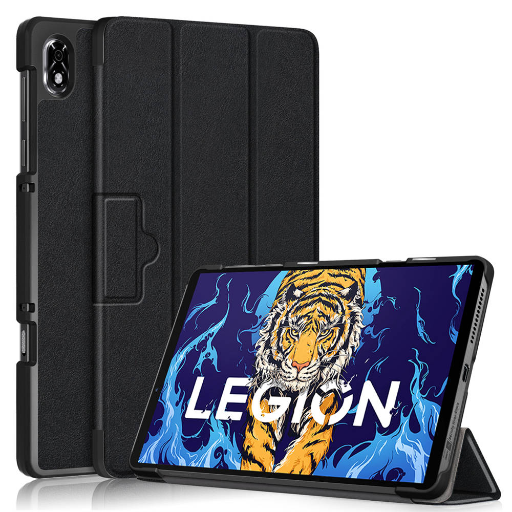 

Для Lenovo LEGION Y700 8,8-дюймовый чехол для планшета из искусственной кожи Smart Shell, чехол-подставка для Legion Y700 TB-9707F 2022, смарт-кожа Legion Y700 чёрный