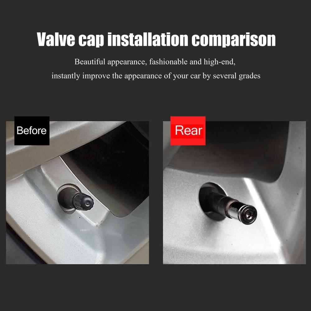 DSYCAR 1Set Anti-theft Sport Tire Valve Dust Caps Dustproof Tire Cap Valve Stem Caps for Cars Bike Moto New Stem Caps1