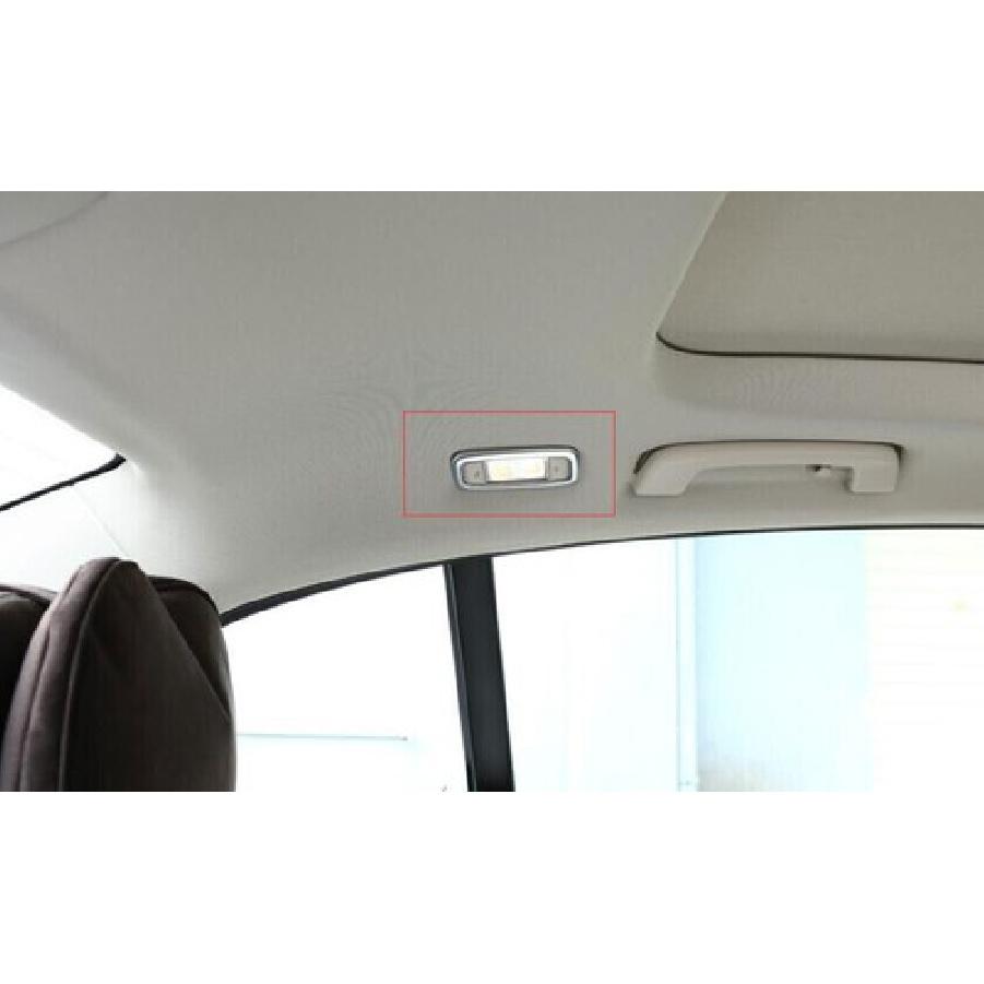 For BMW 7 Series 2016-2022 Matte Silver Rear Reading Light Lamp Decor Cover Trim