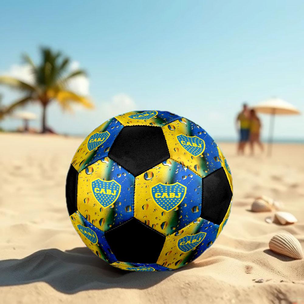 1pc Boca Juniors Soccer Ball Size 5 Indoor Soccer Ball Fashion Colorful Backyard Game - Great For Sports Fans Gift HE11