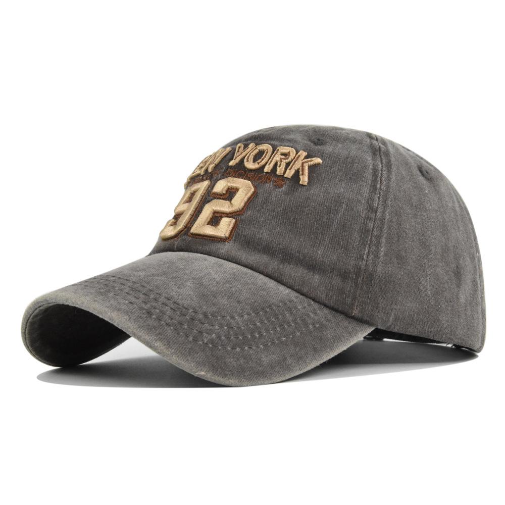 1pc Vintage 3D Letter Embroidered Baseball Cap,Contrast Color Leisure Versatile Hat for Men and Women Outdoor Travel,Adjustable