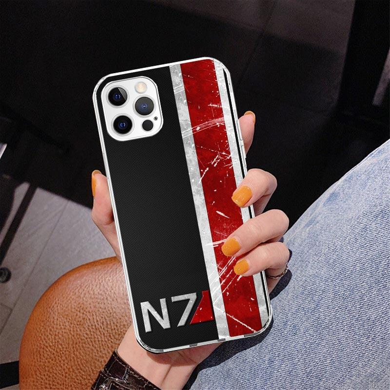 N7 Mass Effect Phnoe Case for Iphone 17 Air 16 16E 11 12 13 Mini 14 Plus 15 Pro Max 7 8 + SE 2020 Phone Cover Coque