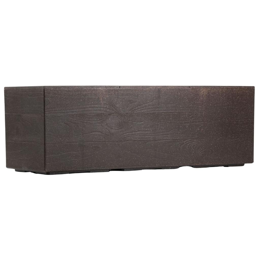 Donica Betonique Na Kółkach Deska Coffee Espresso 90X30Xh30 Cm