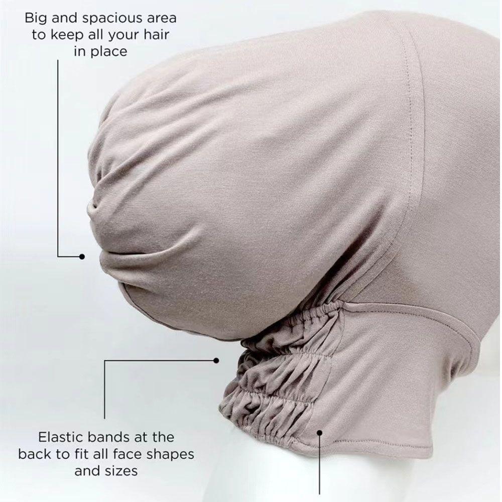 Head Wrap Ninja Hat Solid Color Islamic Women Hijab Head Scarves Muslim Underscarf Bonnet Turbans