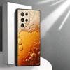 Funny Beer Bubble Summer Soft Phone Case for Samsung Galaxy S26 S25 Edge S24 Ultra S23 Plus S22 S21 FE S20 Black Cover Back Shel