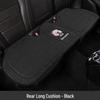 Beaver Cartoon Cotton Linen Car Seat Cushion for Hyundai Festa, Elantra, Tucson - All-Season Use.
