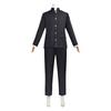 Ken Takakura Cosplay Costume Wig Anime Dandadan Okarun School Uniform Black Jacket Pants Gakuran Glasses Halloween Party Men