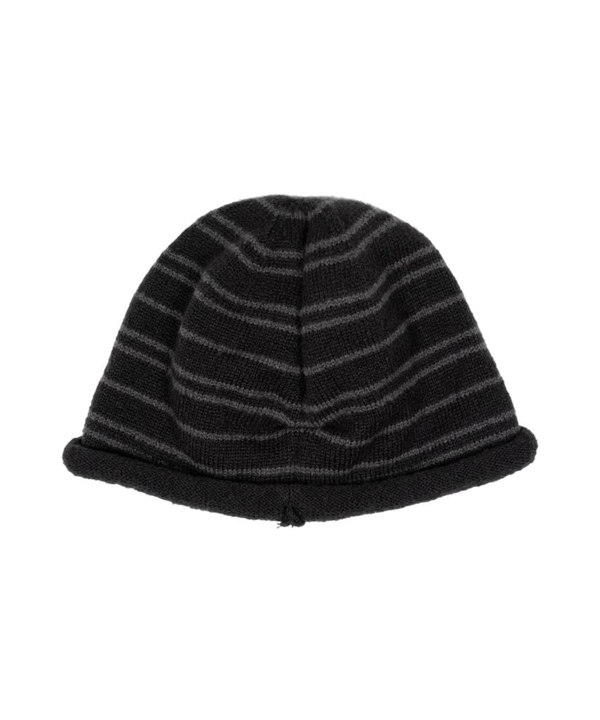 THE COLDEST MOMENT Tcm Stripe Bottle Beanie (Charcoal/Grey)