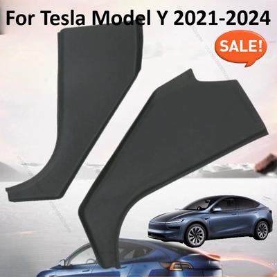 Mittelkonsolen-Seitenwand Anti-Kick-Schutzabdeckung für Tesla Model Y -2024 Auto TPE Ruhepedal Seitenschutzpolster