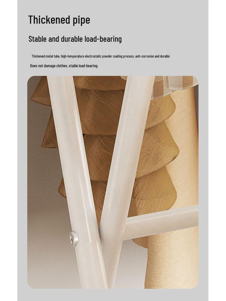 Freestanding Clothes Rack: Folding Indoor/Outdoor Dryer and Coat Stand